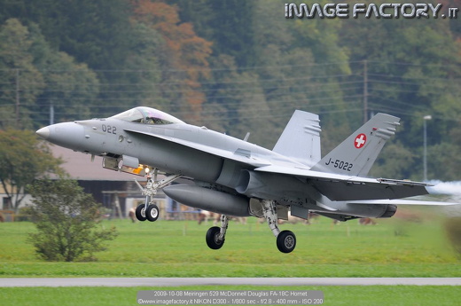 2009-10-08 Meiringen 529 McDonnell Douglas FA-18C Hornet